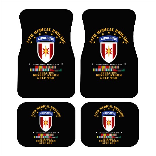 Army 44th Medical Brigade Desert Storm w DS Svc Car Mats