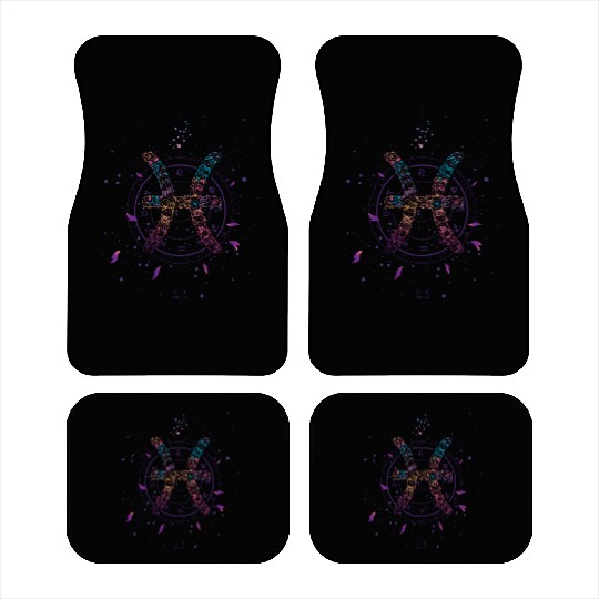 Pisces zodiac Astrology Pisces zodiac Astrology gi Car Mats