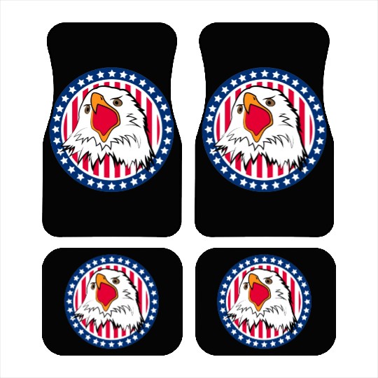 Red White and Blue For You Car Mats