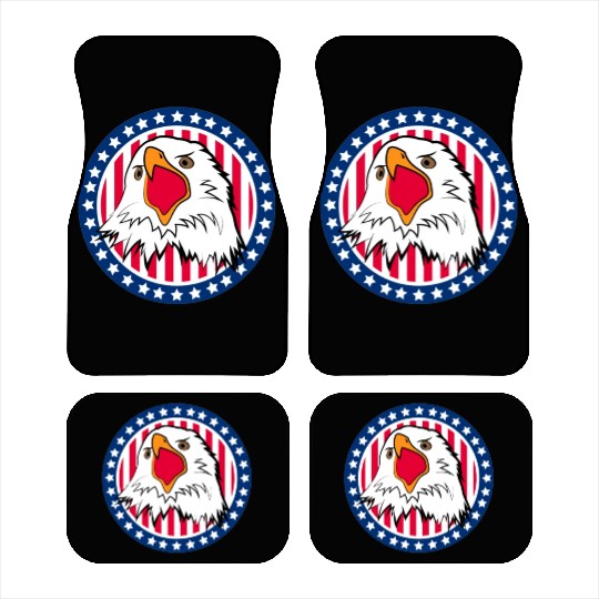 Red White and Blue For You Car Mats