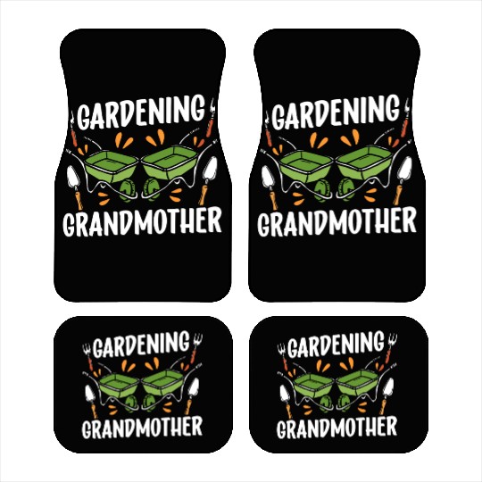 Gardening Grandmother Garden Grandma Granny Car Mats