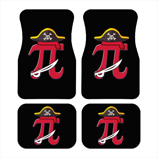 Pirate Pi Day Pun Funny Car Mats March 14 3 14