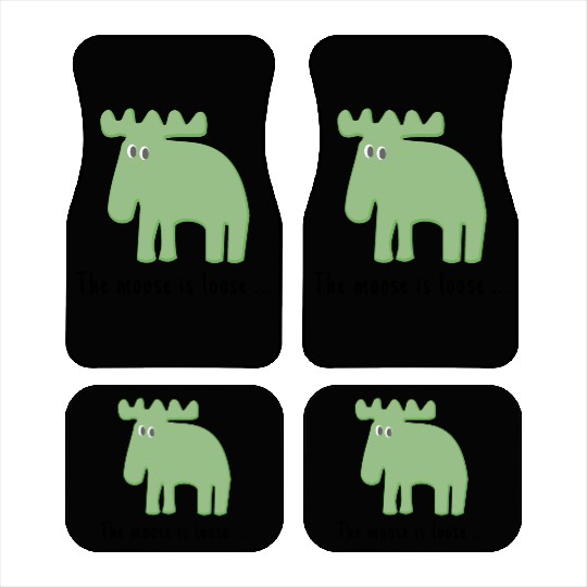 Street art - Moose Car Mats