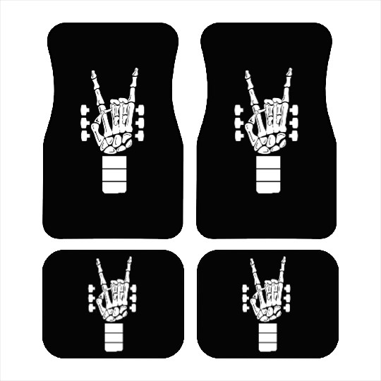 Metal Producer Skeleton Hand Guitar Car Mats