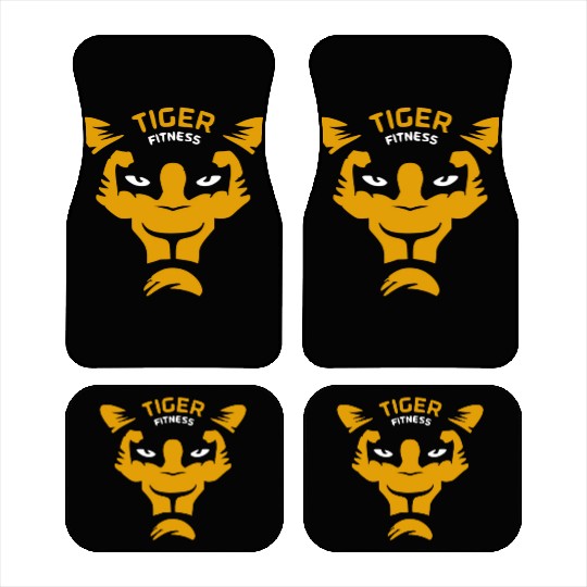 Tiger Gym Car Mats , Bodybuilding Car Mats , Gym Car Mats