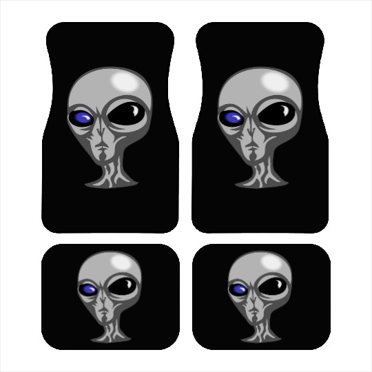 Roswell New Mexico Grey Alien Car Mats