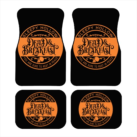 Sleepy Hollow Dead Breakfast You Are Sure To RIP Car Mats