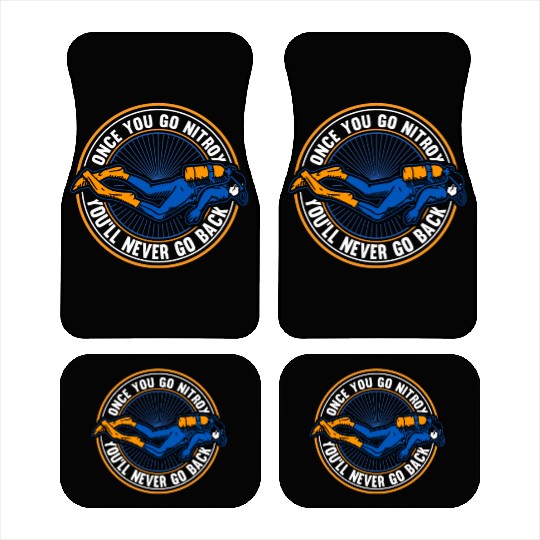 Scuba Diving Diver Car Mats