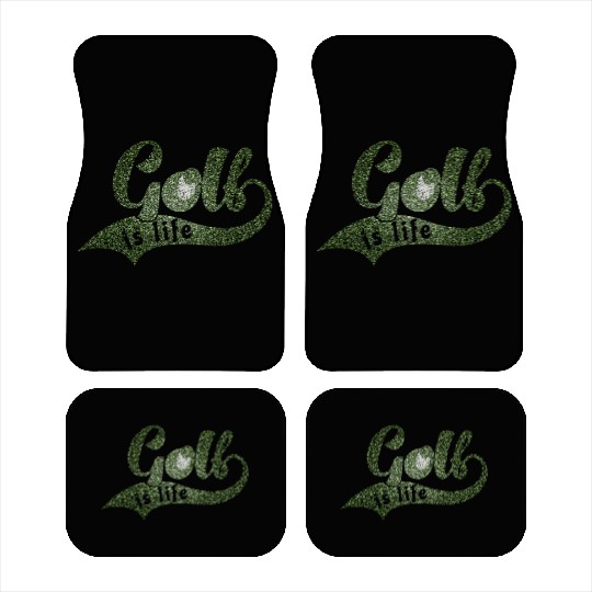 GOLF IS LIFE Distressed Look Car Mats