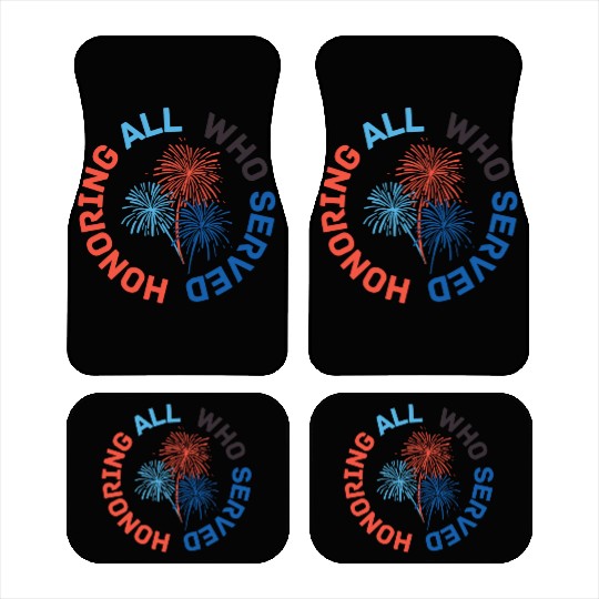 Thank You Veterans l Veterans Day Gift Idea Car Mats