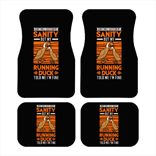 Running Duck Sanity Car Mats