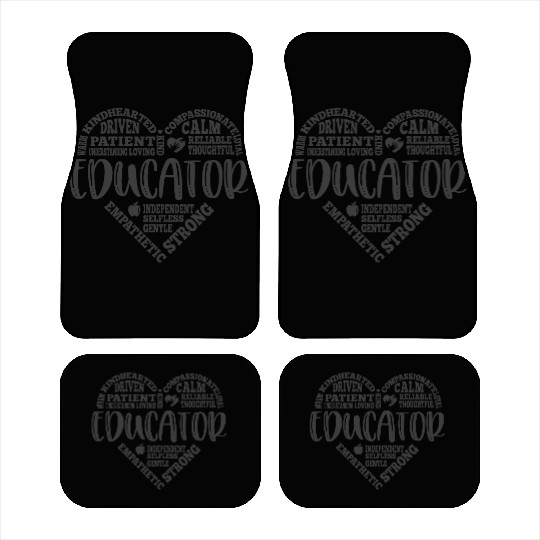Educator Teacher appreciation subway art Car Mats