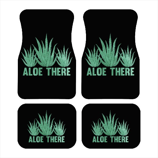 Aloe Vera Pun Plants Women Men Succulents Car Mats