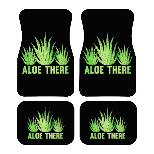 Aloe Vera Pun Plants Succulents Lover Car Mats