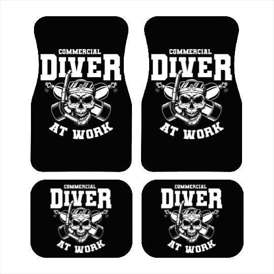 Scuba Diving Diver Car Mats