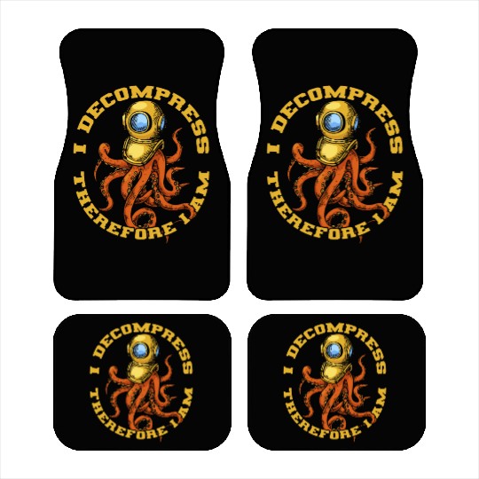Scuba Diving Diver Car Mats
