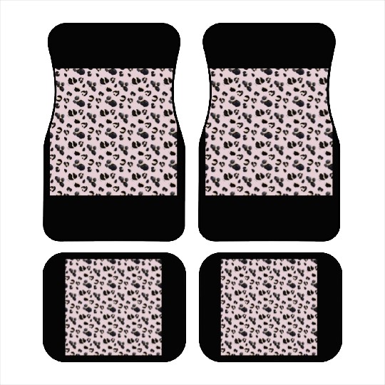 Cheetah Animal Print Pink Pattern Car Mats