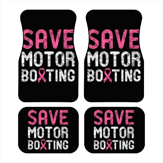 Save Motor Boating - Beat Breast Cancer Car Mats