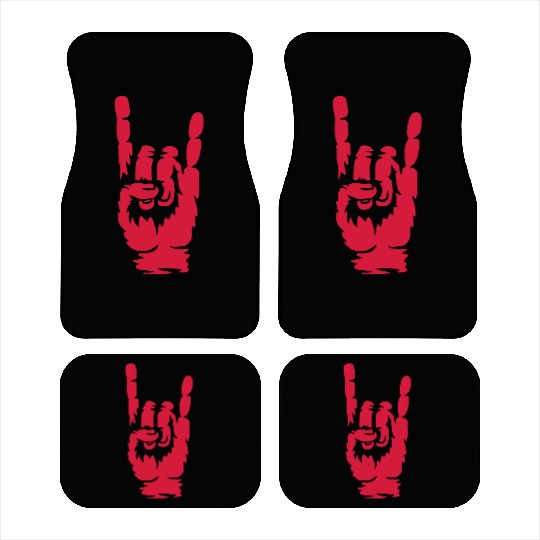 Cool heavy metal hand Car Mats