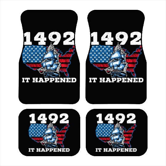 Columbus Day Christopher Columbus Navigator Car Mats