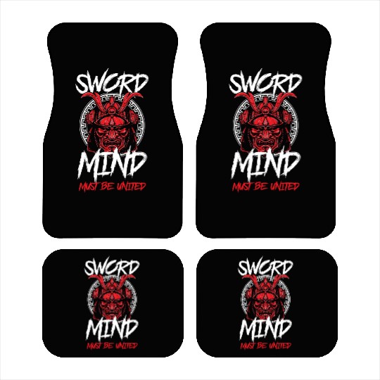 Samurai Katana Manga Honor Car Mats