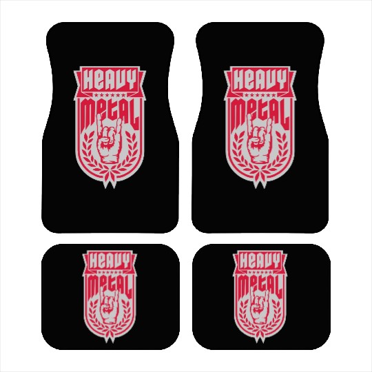 Laurel wreath heavy metal Car Mats