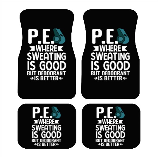 PE Teacher Education Gym Physical Education Car Mats