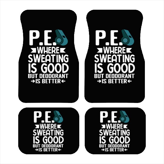 PE Teacher Education Gym Physical Education Car Mats