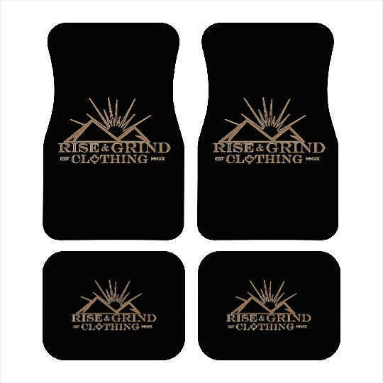 ABOVE THE MOUNTAINS RISE & GRIND CLOTHING CON LOGO Car Mats