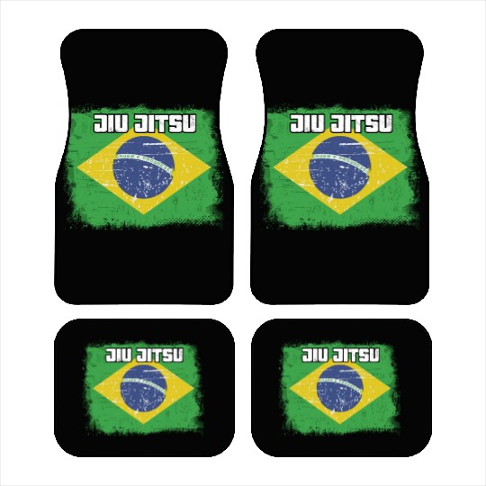 BJJ Gi Brazilian Jiu Jitsu Martial Arts Car Mats