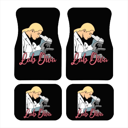Lab Diva Chemist Laboratory Technician Science Car Mats