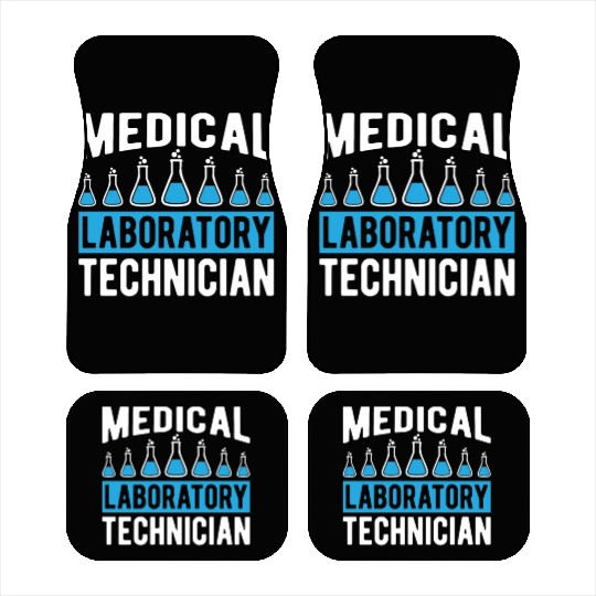 Lab Tech Medical Laboratory Technician Chemist Car Mats