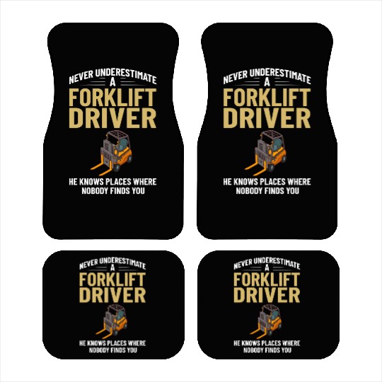 Forklift Operator Driver Lift Truck Training Car Mats