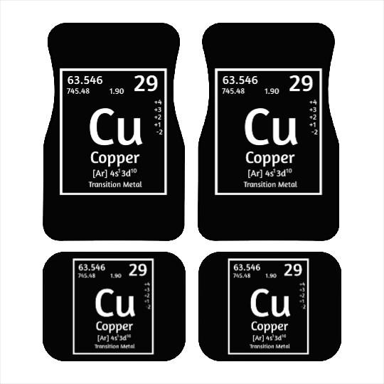 copper Element Car Mats