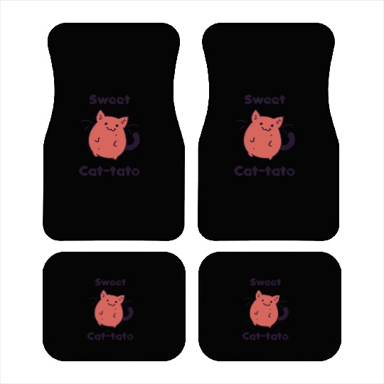 sweet cat potato Car Mats