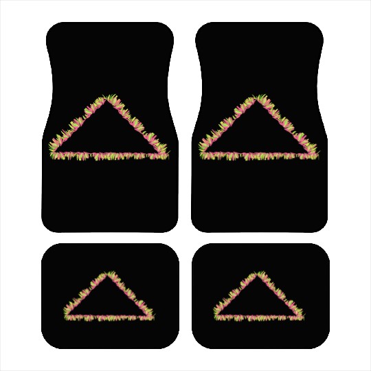 triangle nature icon grass Car Mats
