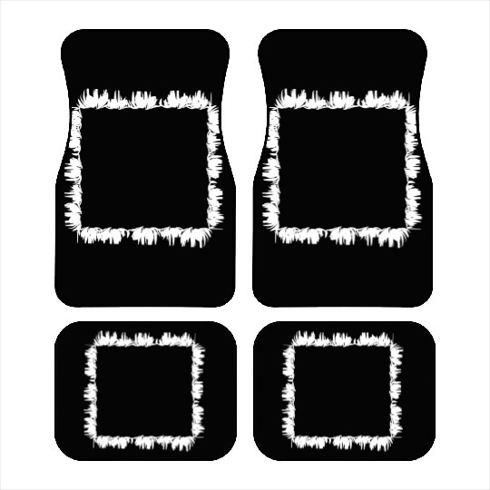 square frame grass Car Mats