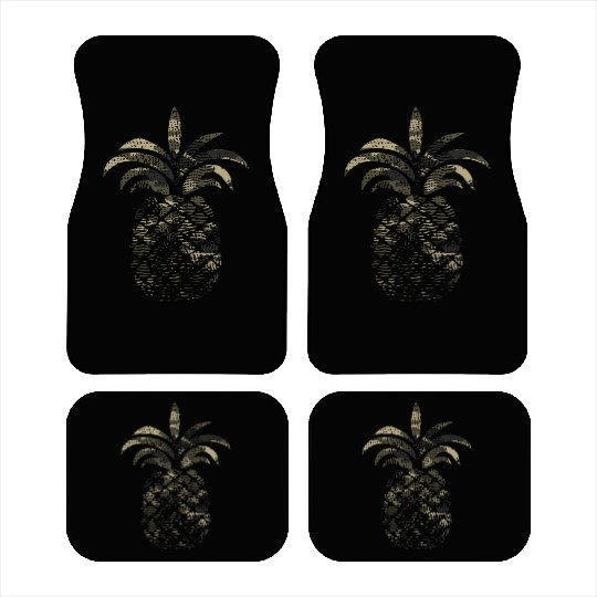 Distressed Camo Camouflage Eapple Lover Birthday Car Mats