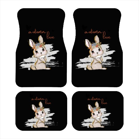 Leaf Autumn Tree Orange Fall Leaves Season Car Mats