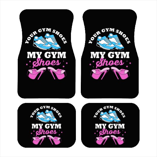 Pole Dance Shoes Funny Pole Dancing Car Mats