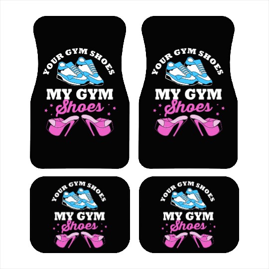 Pole Dance Shoes Funny Pole Dancing Car Mats