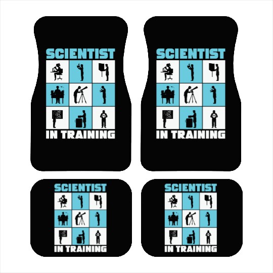 Scientist in Training Girl Science Lover Car Mats