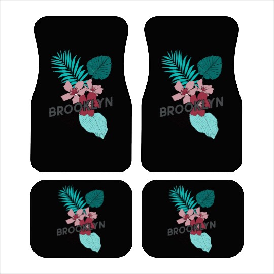 Hawaiian tropical flowers Car Mats