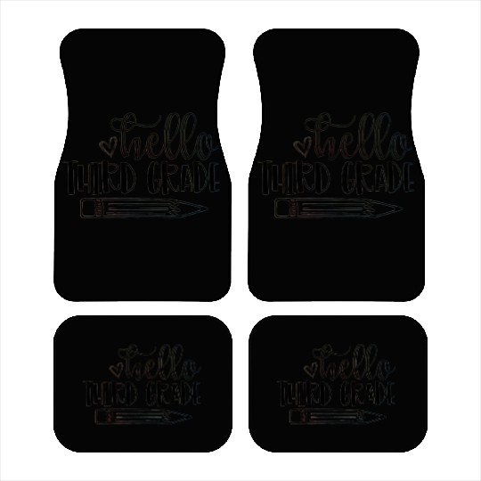 HelloThird Grade Back to School Student Teacher Car Mats