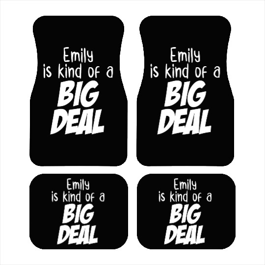 Emily is Kind of a Big Deal Car Mats
