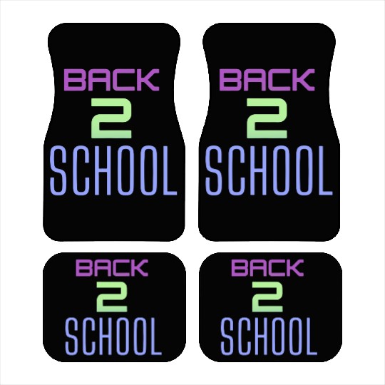 Back to School Car Mats