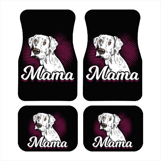 Mama Dalmatian Dog Lover Car Mats