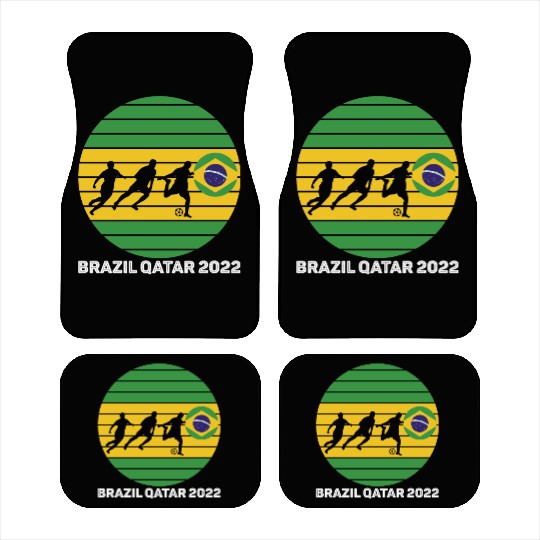 Brazil Soccer Car Mats,