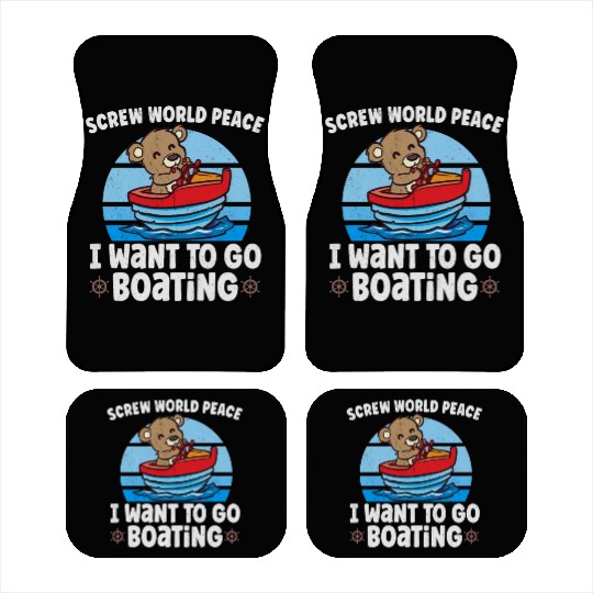 Sailing Sailboat Boating Kid Child Yacht Boat Car Mats