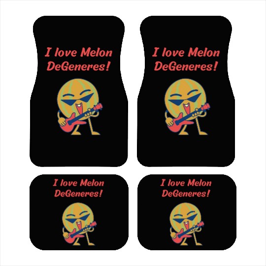 I love Melon DeGeneres Car Mats